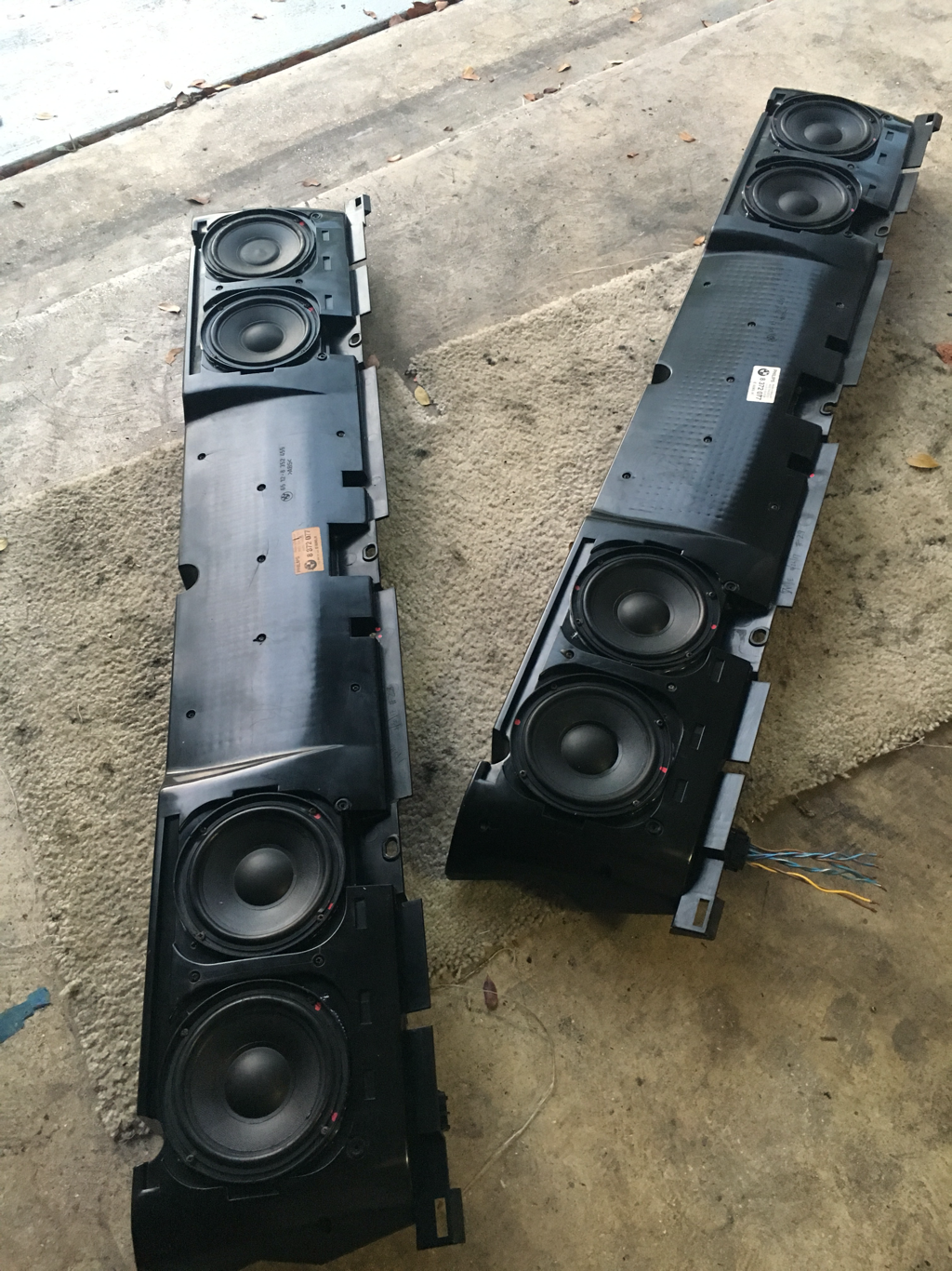 BMW E38 Rear Deck Subwoofer Replacement 